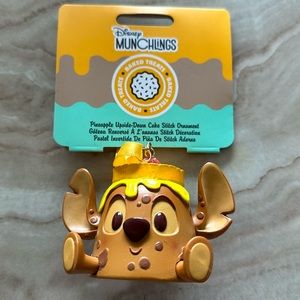 Disney Munchlings Pineapple Upside-Down Cake Stitch Ornament